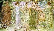 Thomas Wilmer Dewing The Days oil painting artist
